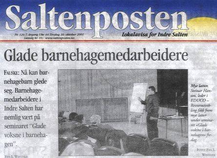 Saltenposten  Tirsdag 30.oktober 2001